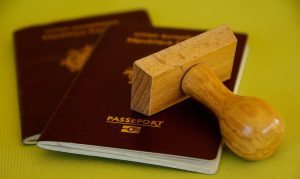 Illustration de démarches administratives - Passeport