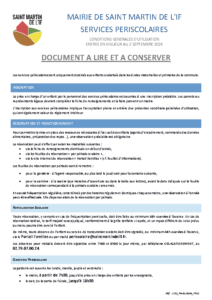 CGU Services périscolaires2024-2025Fréville